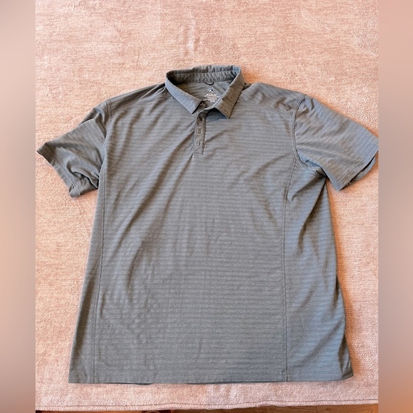 Kuhl AIRKÜHL™ POLO Summit Gray Size XXL Gorpcore Golf Outdoor Light Sage Green - Picture 2 of 7
